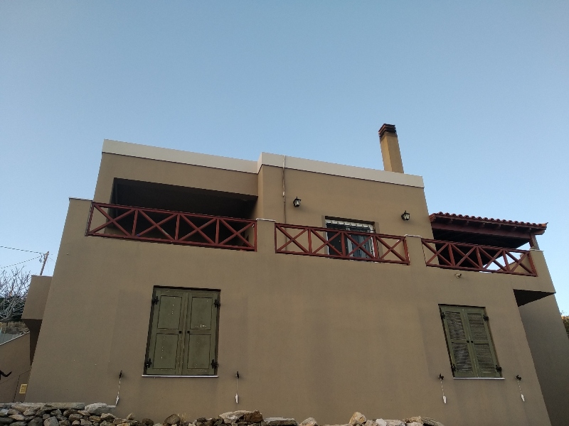 Θερμομόνωση – Θερμοπρόσοψη κατοικίας στη Σύρο gallery