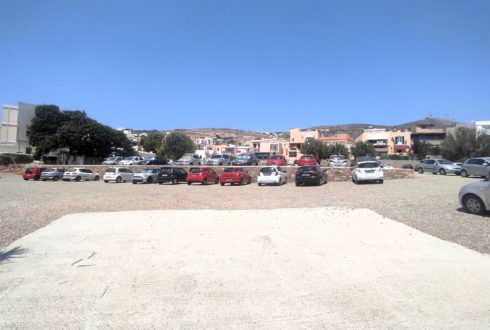 Διαμόρφωση δημοτικού οικοπέδου επί της οδού Ανδρέα Παπανδρέου